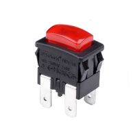 ❍❂△ 2Pcs SOKEN Pushbutton Switch PS21-16 4pins 16A ON OFF Power Switches for European Socket