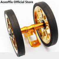 Aceoffix 83Mm สำหรับอุปกรณ์เสริมสำหรับจักรยาน Brompton Mudguard Wheel Double Easywheel