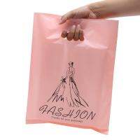 【hot】 Pack Poly Tote Plastic With Handle Shopping Business Birthday Jewelry