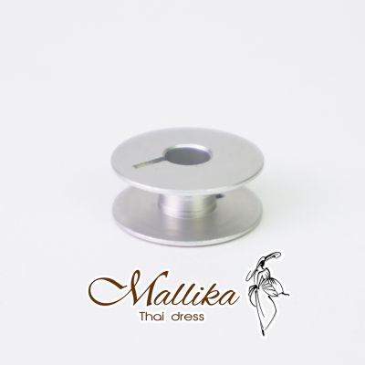 Mallika Thaidress 10 Aluminum Bobbins Slotted for Industrial Sewing Machine