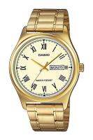 Casio Standard นาฬิกาข้อมือผู้ชาย สายสแตนเลส รุ่น MTP-V006G,MTP-V006G-9B (CMG) - สีทอง