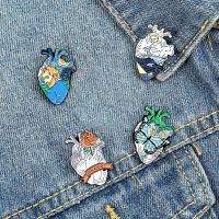 【YF】 Anatomical Human Pins Painting Enamel Lapel Jewelry Organ Badge