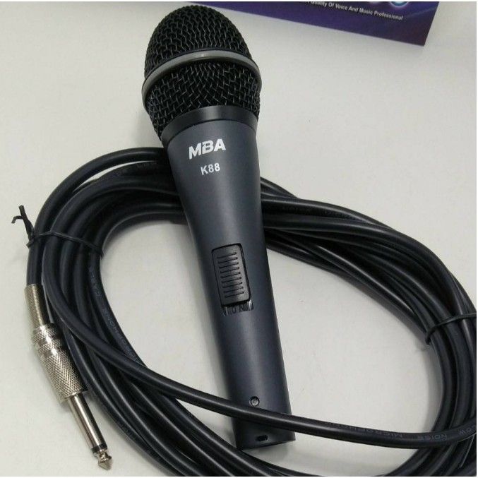 ไมค์สาย-ไมโครโฟน-microphone-mbaไมค์สาย-ไมโครโฟน-รุ่น-k-88-ยี่ห้อ-mba-สาย-4-เมตร-สินค้าพร้อมส่ง-ใช้ดี-เป็นที่นิยม
