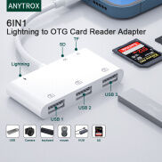 ANYTROX 3 OTG USB+Sạc+SD+TF Cáp OTG Lightning sang cổng usb Bộ chuyển đổi