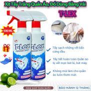 Chai Tẩy Trắng Quần Áo T-LEX 500ml, Tẩy Mốc, Ố Vàng, Không Phai Màu