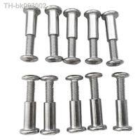 ↂ 20 Pcs Screw Post Fit For 5/16Inch(8Mm) Hole Dia Male M6x20mm Female M6x18mm Belt Buckle Binding Bolts Leather Fastener