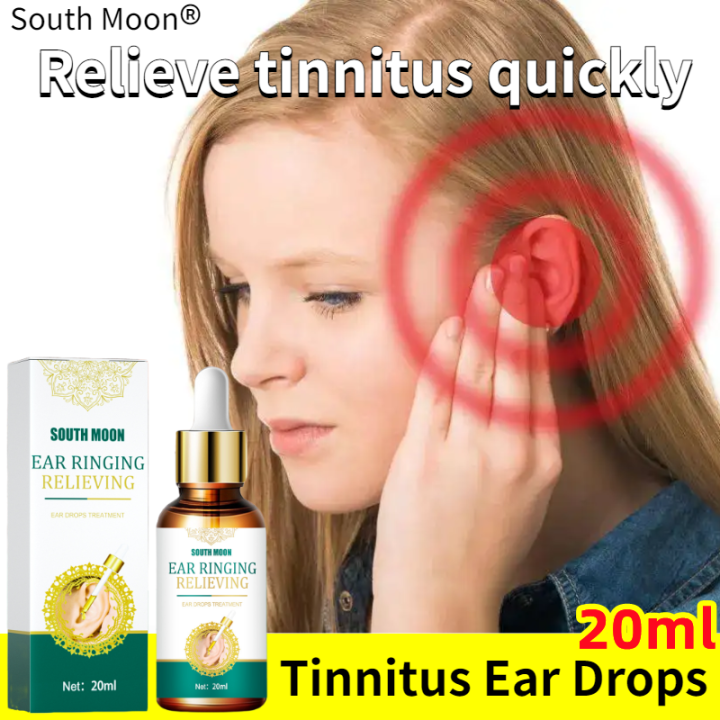 【100 Effective】South Moon Tinnitus Ear Drops 20ml Ear Ringing