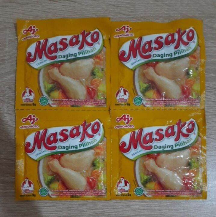 Bumbu Masako 12 Pcs Ajinomoto Rasa Ayam Dan Sapi 9g Bumbu Penyedap