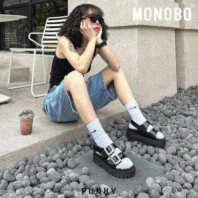 Monobo รองเท้ารัดข้อรองเท้าแฟชั่นส้นแบน รุ่น Punky Plus