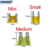 【YF】 10PCS/lot Fuses Mini Small Medium Car Fuse 2A 3A 5A 7.5A 10A 15A 20A 25A 30A 35A 40A Amp Clip Set for Truck