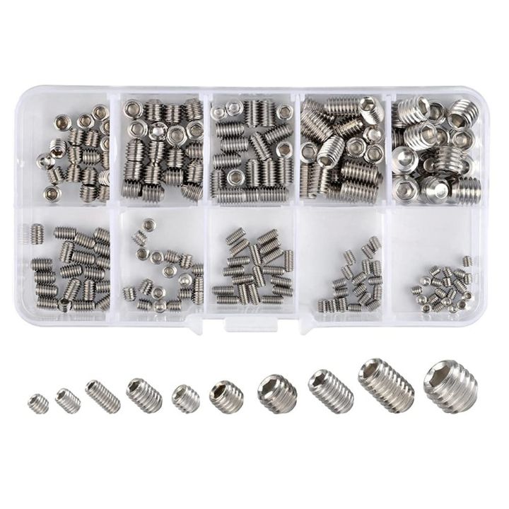 axk-200pcs-allen-head-socket-hex-set-grub-screw-assortment-cup-point-stainless-steel-m3-m4-m5-m6-m8-with-plastic-box