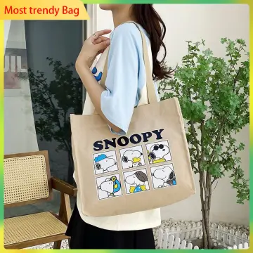 Shop Canvas Tote Bag Large Capacity With Zip online
