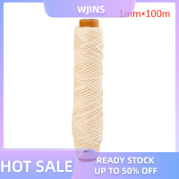 WJINS 100M Butchers cotton Twine เนื้อ PREP trussing ตุรกีสายเชือกบาร์บีคิว