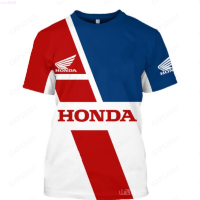 2023 NEW (สต็อกเพียงพอ) 3D for T-shirt Honda designed men in fast fashion in summerคุณภาพสูง size:S-5XL