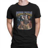 Creative Homage T-Shirt For Men Crewneck 100% Cotton T Shirt Pedro Pascal Actor Short Sleeve Tee Shirt Gift Idea Clothes