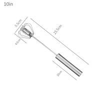 เครื่องเครื่องผสมไข่สแตนเลสที่ตีไข่กึ่งอัตโนมัติเครื่องตีไข่ด้วยมือด้วยมือ