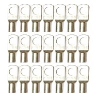 21Pcs SC Copper Wire Lugs Cable Closed Cable Cold Crimping Copper Terminal Connectors for Wire Electrical Appliances