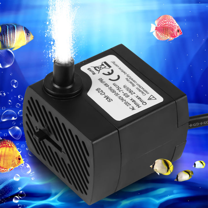 Mini Ultra Quiet Submersible Water Pump Fish Pond Aquarium Tank