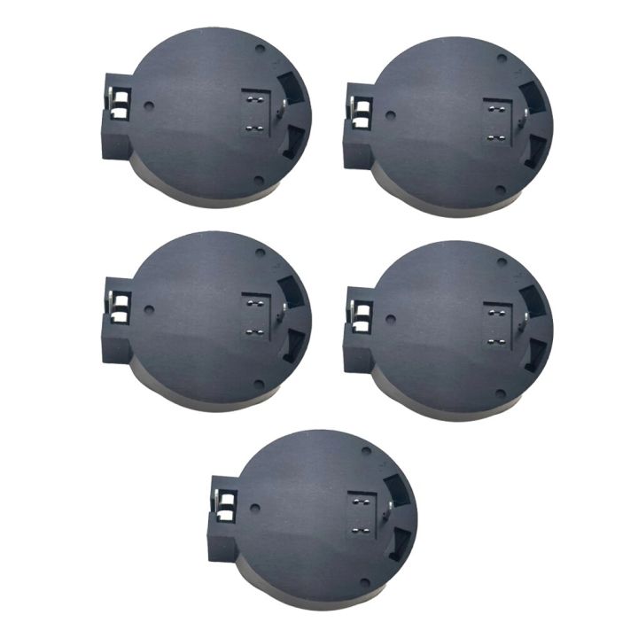 5pcs-battery-holder-round-vertical-case-lithium-button-cell-box-socket-holders-batteries-environmental-friendly-diy