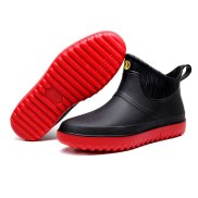 Men Non-slip Waterproof Rain Boots Footwear Kitchen Work Car Wash Rubber