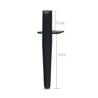 4pcs Metal Furniture Legs 15/18cm Sofa Feet Black Gold TV Rack Bathroom Cabinet Bed Coffee Table Feet Support Replacement Legs