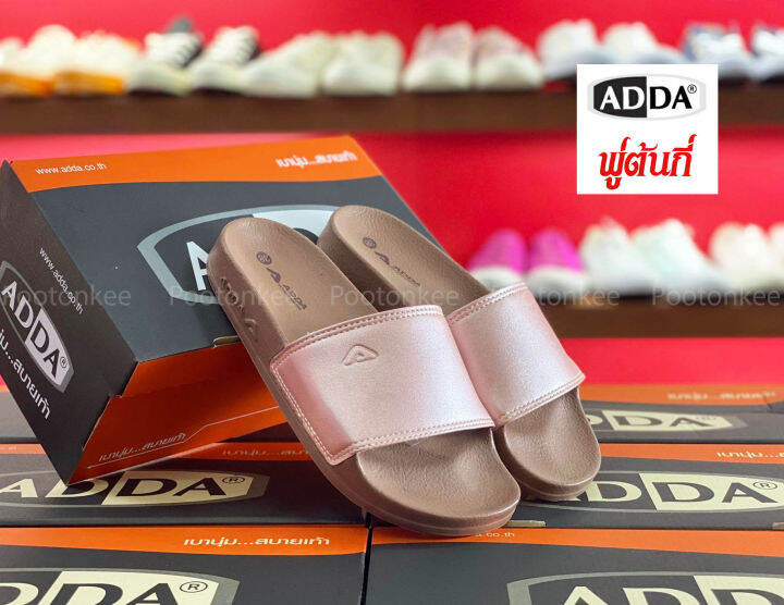 adda-รองเท้าแตะแบบสวม-สำหรับผู้หญิง-รุ่น-7ad06-ไซส์-37-40-ของเเท้-พร้อมส่ง