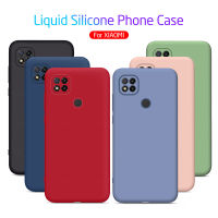 【2023】redmi9c Case Soft Candy Color Liquid Silicone Phone Back Cover For xiaomi redmi 9c 9 c c9 red mi 9c nfc smartphone Cases cover 【hot】