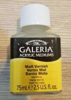 Winsor &amp; Newton Acrylic Mediums Matt Varnish 75ml #007294