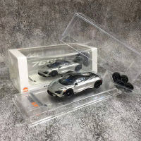 CM 1:64 Model Car 765LT Super Sport Car Alloy Die-Cast Vehicle -Silver