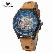 Đồng hồ cơ nam FORSINING F017 lộ máy Dây da
