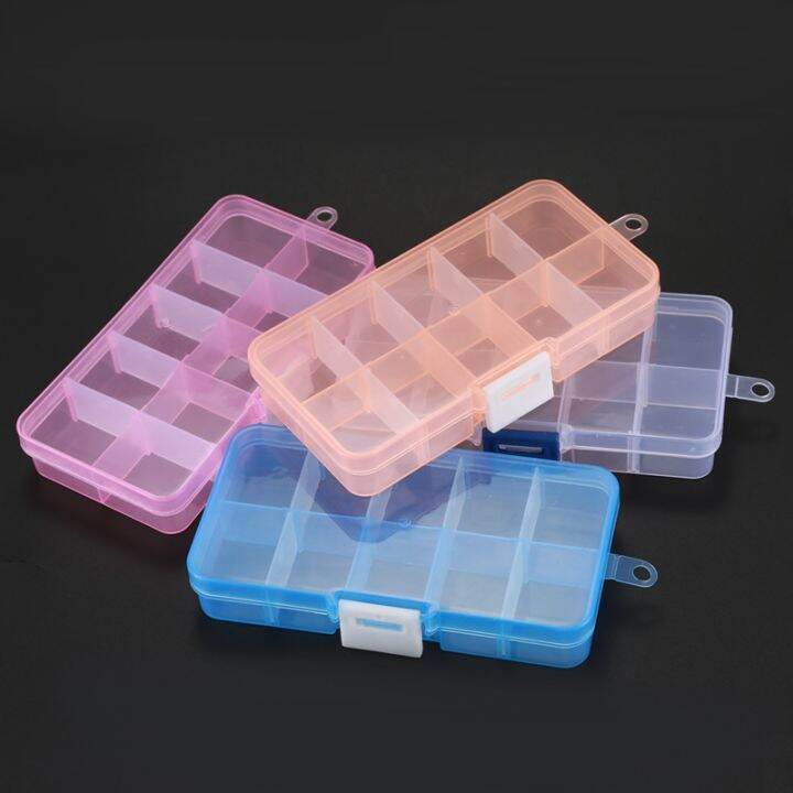 pack-of-4pcs-plastic-jewelry-box-organizer-storage-container-with-adjustable-dividers-15-grids