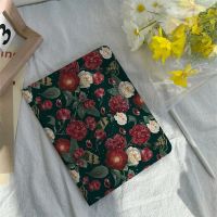 {RUBBIE Shell} Case Ipad ดอกพลัมย้อนยุควินเทจสำหรับ Air 4 iPad Pro ฝาครอบ2020สำหรับ iPad 10.2 8 7th 12.9 Pro 2018 Mini 4 5 6