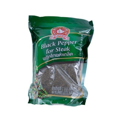 สินค้ามาใหม่! ตรามือที่ 1 พริกไทยเกล็ดดำ 1000 กรัม No.1 Hand Brand Black Pepper For Steak 1000 g ล็อตใหม่มาล่าสุด สินค้าสด มีเก็บเงินปลายทาง
