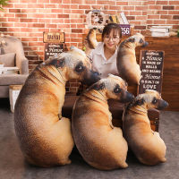 3D Dog Print Pillow Sofa Decoration Mat Fun Creative Husky Bulldog German Shepherd Mat Cute Plush Doll Gift Home Decoration