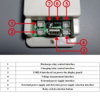 DC 500V 100A 200A 500A Wireless Voltmeter Ammeter Coulometer Battery Power Meter