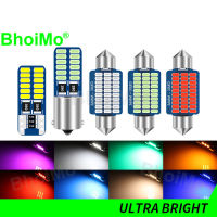 BhoiMo 1x พู่ห้อย28 31 36 39 41มิลลิเมตร T10 Led WY5W W5W ภายในรถหลอดไฟ BA9S C5W C10W T4W อ่านที่จอดรถสัญญาณโคมไฟแสง