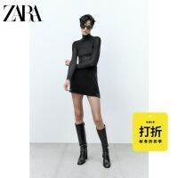 ZARAˉ ซาราเอต” กระโปรงฤดูหนาวใหม่ของ ROK Mini กำมะหยี่สีดำเอวสูงผู้หญิง2731283 800