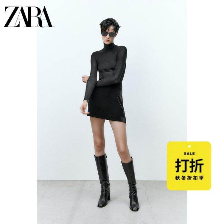 zara-ซาราแล้ว-กระโปรงฤดูหนาวใหม่ของ-rok-mini-กำมะหยี่สีดำเอวสูงหญิง2731283-800