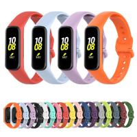 、‘】【【 Replacement Watchband Sweat-Proof Comfortable Soft Silicone Strap Compatible For  Galaxy Fit2 R220