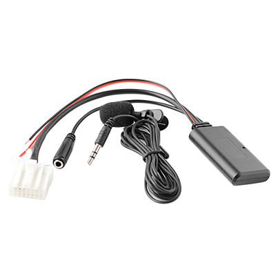Car Bluetooth 5.0 Aux Cable Microphone Handsfree Free Calling Adapter for Mazda 2 3 5 6 MX5 RX8 CX7