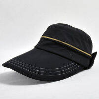 Sun Hat For Outdoor Cycling Women In Summer, Zipped Off Empty Top Visor