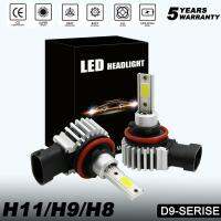 2 Pcs Super White car headlight bulbs H7 led h4 Interface for H1, H3,H4,H11,H8,H9 9005,HB3,H10,9006,HB4,9012,HIR2 H10 6000K