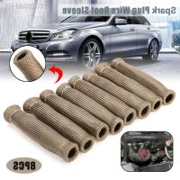 ✠✷№ 8Pcs/Set Spark Plug Wire Boots 1200˚F Heat Shield Protector Sleeve Car Cord Heat Shield Thermal Cover Fiberglass Insulator