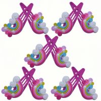 ๑ 10PCS Cute Cartoon Fruit Unicorn Rainbow Candy Color Baby BB Clips Girls Hairpins Hair Clip Kids Headwear Children Accessories