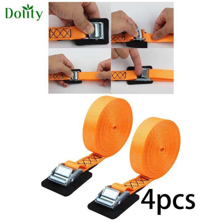 Dolity Tie Down Straps Lashing Straps 1Inchx20ft Heavy Duty up to ...