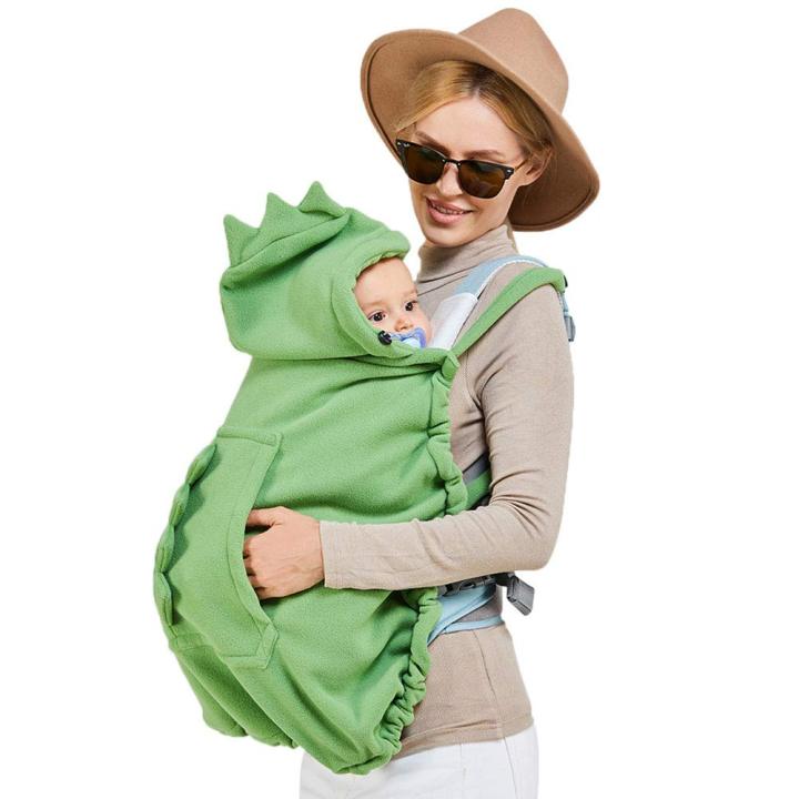 baby-carrier-cover-hooded-stretchy-cloaks-for-newborn-baby-sling-wrap-backpacks-thicken-windproof-stroller-cover