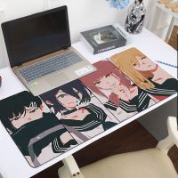 Chainsaw Man Gaming แล็ปท็อป Mausepad Mousepad แผ่นรองเมาส์คอมพิวเตอร์เดสก์ท็อป เครื่องเกมคอนโซล Keyboard Pad อุปกรณ์คอมพิวเตอร์ แผ่นกันลื่น แผ่นรองเมาส์สำหรับตู้