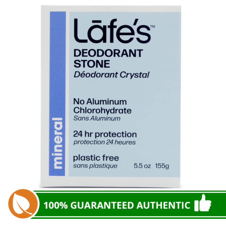 Lafe's Mineral Salt Deodorant Stone with Holder 155g Lazada PH
