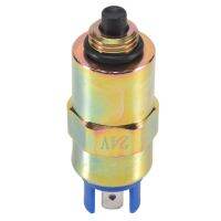 24V Fuel Pump Solenoid Fuel Cut-Off Stop Solenoid for Delphi/Perkins Engine 7185-900P 7180049D 5000815650