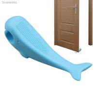 ✁❀❀ Silicone Door Stopper Reusable Shock Absorbent Block Wedge Doorstops Whale Shape Anti-collision Door Bottom Resistance For Home